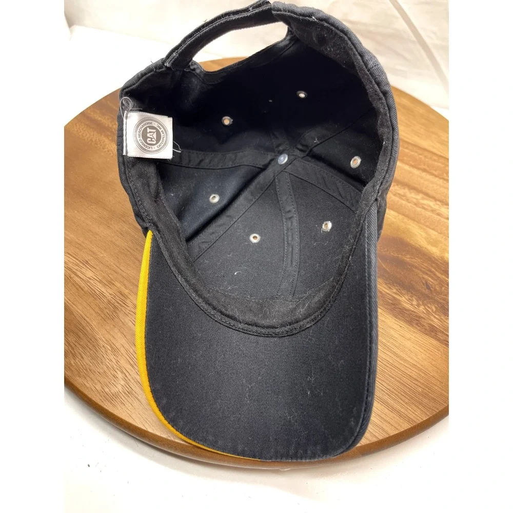 Caterpillar‎ Puffy CAT Logo Baseball Hat/Cap Adjustable Cotton Barb Wire Brim